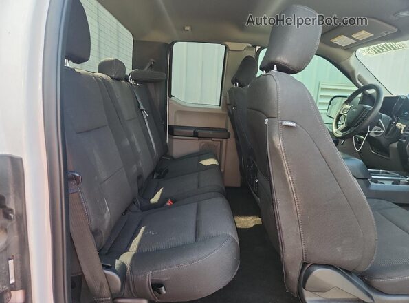 1FTEX1C53KKF31909 2019 FORD F150 White Rear seats view