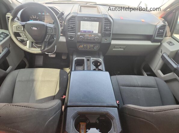 1FTEX1C53KKF31909 2019 FORD F150 White Dashboard view