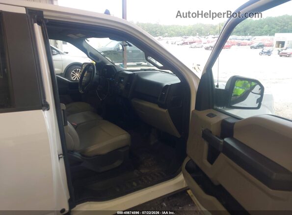 1FTEX1C54LKE54646 2020 FORD F150 White Vista interior delantera