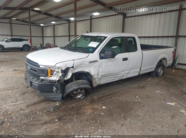 1FTEX1C54LKE54646 2020 FORD F150 White Vista tres cuartos delantera izquierda