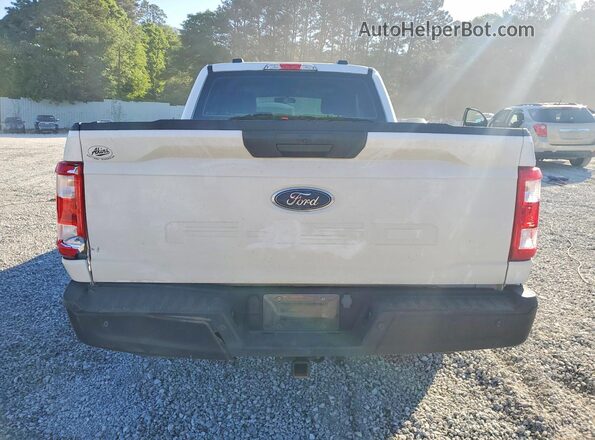 1FTEX1C54PKF26449 2023 FORD F150 White Вид ззаду