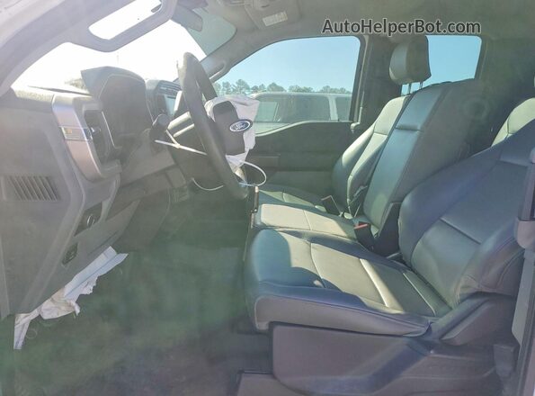 1FTEX1C54PKF26449 2023 FORD F150 White Вид салону спереду