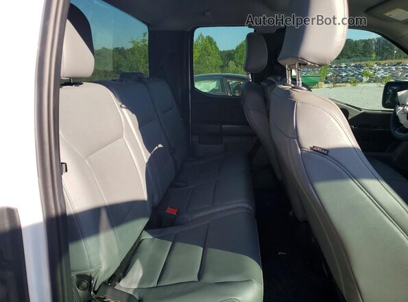 1FTEX1C54PKF26449 2023 FORD F150 White Вид задніх сидінь