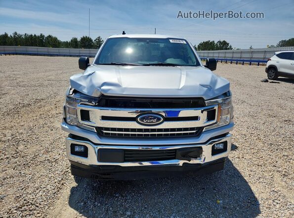 1FTEX1C55KKF33225 2019 FORD F150 Silver Widok z przodu