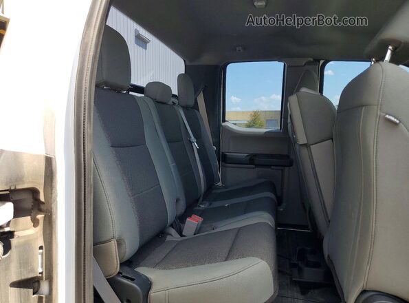 1FTEX1C55LKD15030 2020 FORD F150 White Вид задніх сидінь
