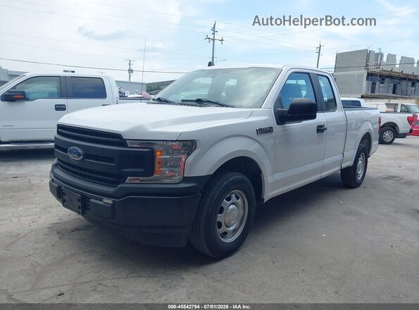1FTEX1C57LKE07398 2020 FORD F150 White Front left