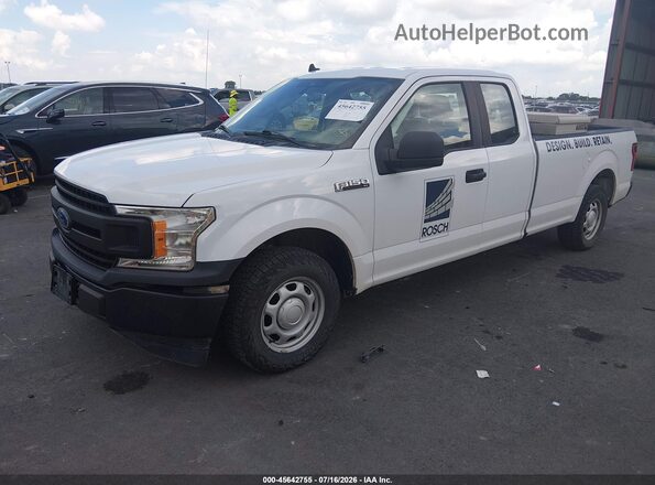 1FTEX1C57LKF05203 2020 FORD F150 White Vista tres cuartos delantera izquierda