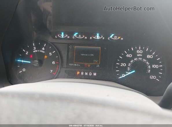 1FTEX1C57LKF05203 2020 FORD F150 White Vista de los asientos traseros