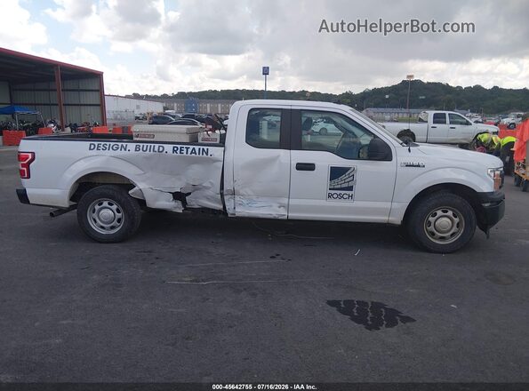 1FTEX1C57LKF05203 2020 FORD F150 White Vista interior trasera