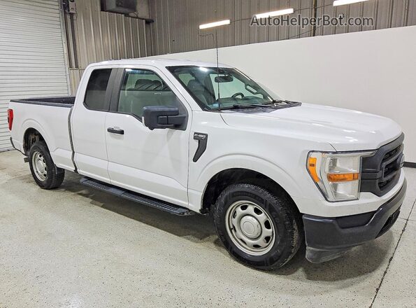 1FTEX1C58NKD52091 2022 FORD F150 Белый Передняя правая четверть