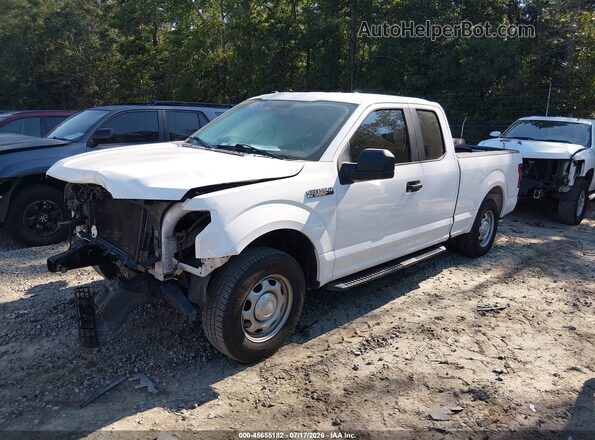 1FTEX1C59JKF23182 2018 FORD F150 White Vista tres cuartos delantera izquierda