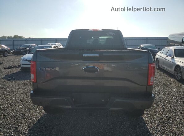 1FTEX1C80HFC56866 2017 FORD F150 Gray Widok z tyłu