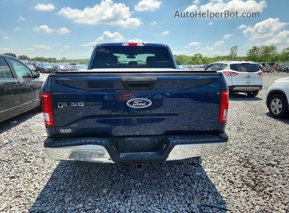 1FTEX1C80HKC95383 2017 FORD F150 Blue Vista trasera