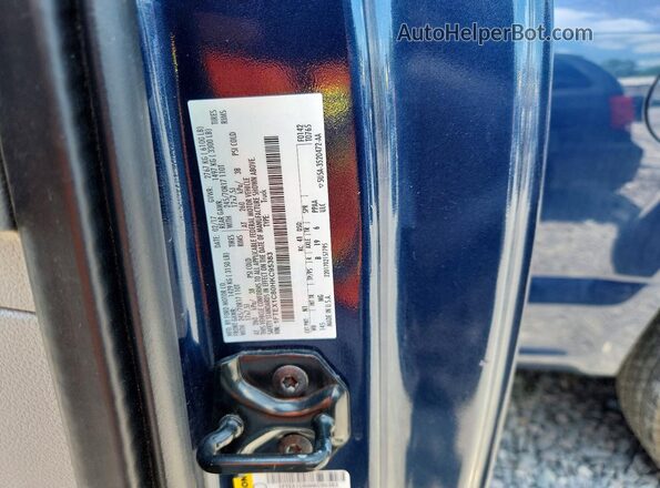 1FTEX1C80HKC95383 2017 FORD F150 Blue Vista del compartimento del motor