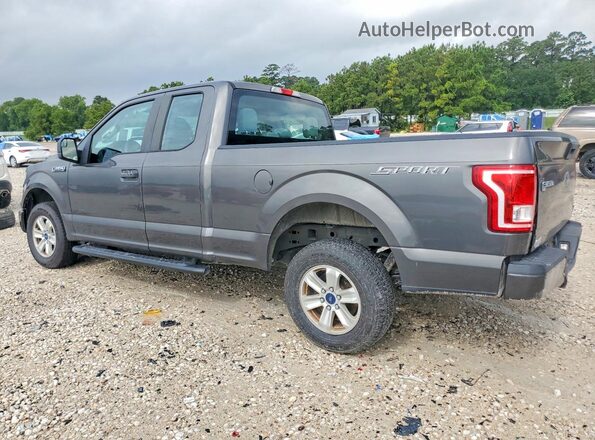 1FTEX1C80HKE14453 2017 FORD F150 Gray Rear left