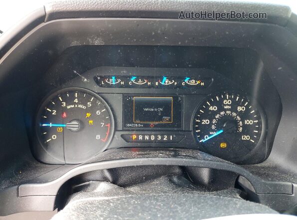 1FTEX1C80HKE14453 2017 FORD F150 Gray Instrument cluster view
