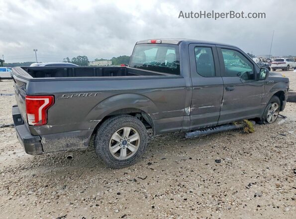 1FTEX1C80HKE14453 2017 FORD F150 Gray Rear right