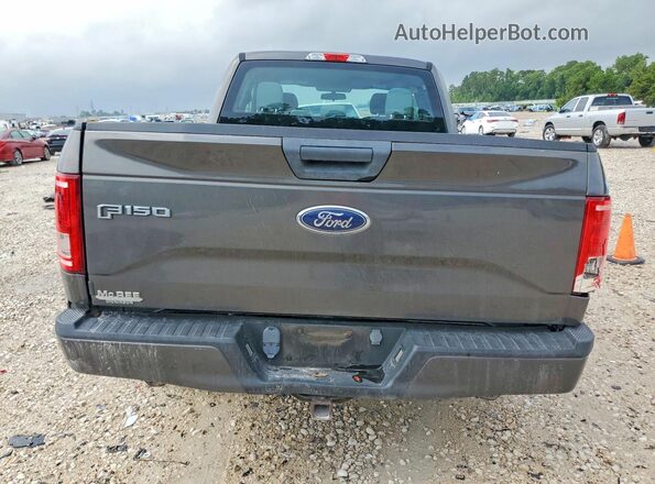 1FTEX1C80HKE14453 2017 FORD F150 Gray Rear view