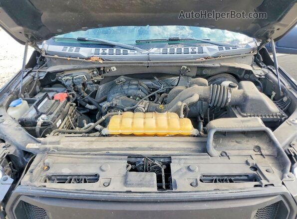 1FTEX1C80HKE14453 2017 FORD F150 Gray Rear interior view