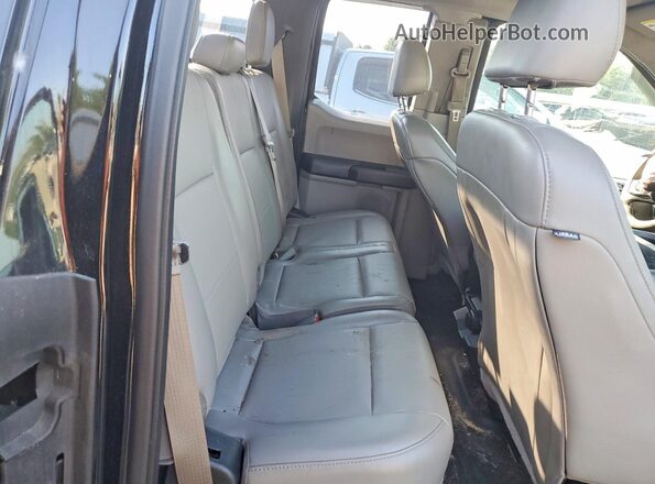 1FTEX1C81GFB35245 2016 FORD F150 Black უკანა სავარძლების ხედი