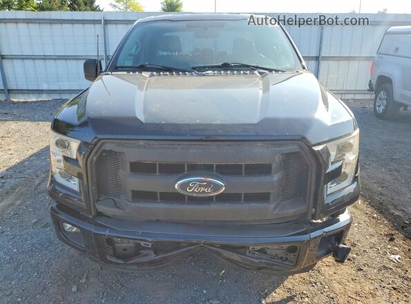 1FTEX1C81GFB35245 2016 FORD F150 Black წინა ხედი