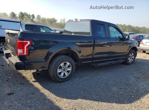 1FTEX1C81GFB35245 2016 FORD F150 Black უკანა მარჯვენა