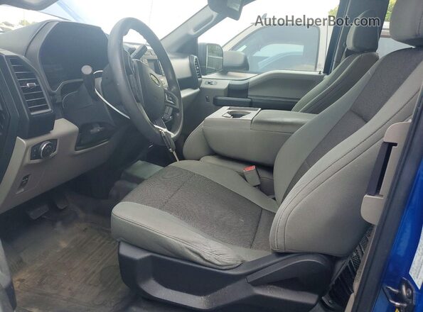 1FTEX1C81GFB63823 2016 FORD F150 Blue Widok wnętrza z przodu