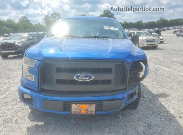 1FTEX1C81GFB63823 2016 FORD F150 Blue Widok z przodu
