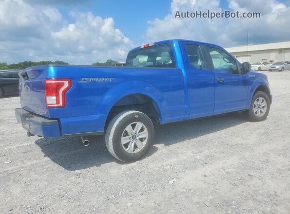 1FTEX1C81GFB63823 2016 FORD F150 Blue Tył prawy
