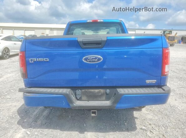 1FTEX1C81GFB63823 2016 FORD F150 Blue Widok z tyłu