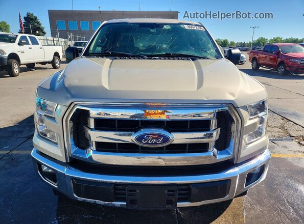 1FTEX1C82HKC80626 2017 FORD F150 Золотой Вид спереди