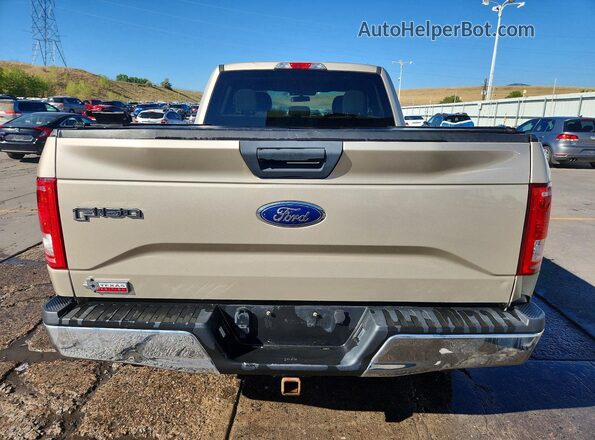 1FTEX1C82HKC80626 2017 FORD F150 Золотой Вид сзади