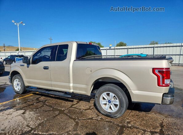 1FTEX1C82HKC80626 2017 FORD F150 Золотой Задняя левая четверть