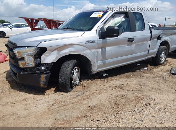 1FTEX1C83GKD58555 2016 FORD F150 Silver წინა ხედი