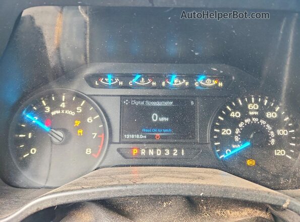 1FTEX1C84HKD10130 2017 FORD F150 Gray Vista del cuadro de instrumentos