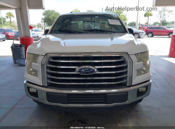 1FTEX1C85GFA08675 2016 FORD F150 White Вид щитка приладів