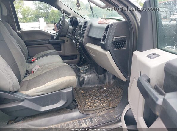 1FTEX1C86GKF01868 2016 FORD F150 Gray წინა სალონის ხედი