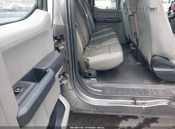 1FTEX1C86GKF01868 2016 FORD F150 Gray VIN კოდის სტიკერის ხედი