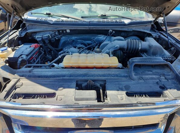 1FTEX1C86HFB36215 2017 FORD F150 Gray უკანა სალონის ხედი