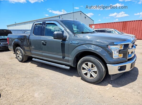 1FTEX1C86HFB36215 2017 FORD F150 Gray წინა მარჯვენა