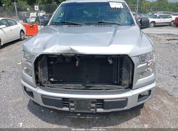 1FTEX1C87HFC83062 2017 FORD F150 Серебряный Вид спереди