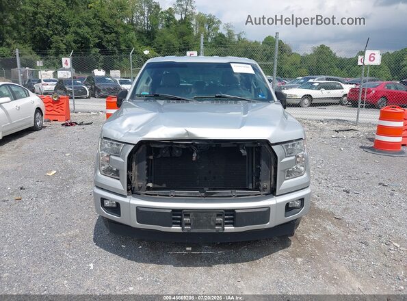 1FTEX1C87HFC83062 2017 FORD F150 Серебряный Вид щитка приборов