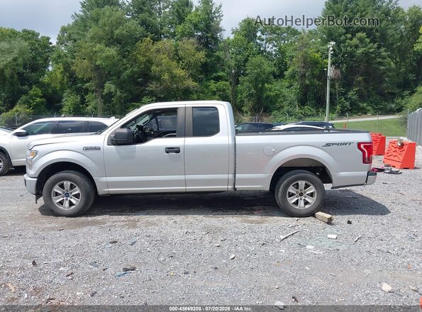 1FTEX1C87HFC83062 2017 FORD F150 Серебряный Панорамный вид салона 360°