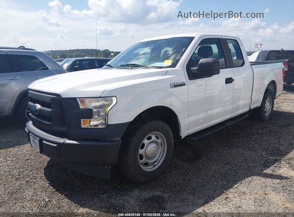 1FTEX1C87HKD49715 2017 FORD F150 White Przód lewy