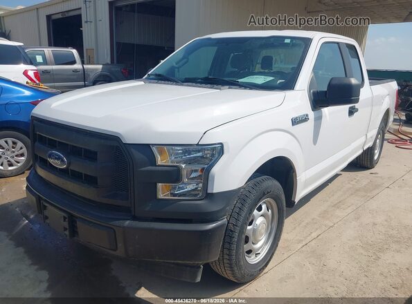 1FTEX1C89HKE26844 2017 FORD F150 White Передня ліва чверть