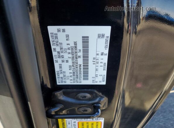 1FTEX1C8XGFA61842 2016 FORD F150 Black Engine compartment view