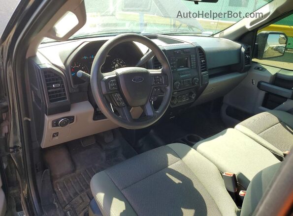 1FTEX1C8XGFA61842 2016 FORD F150 Black Dashboard view