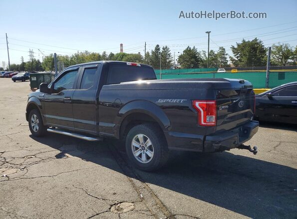 1FTEX1C8XGFA61842 2016 FORD F150 Black Rear left
