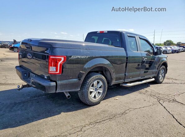 1FTEX1C8XGFA61842 2016 FORD F150 Black Rear right