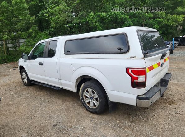 1FTEX1CB0JKF06020 2018 FORD F150 White Tył lewy
